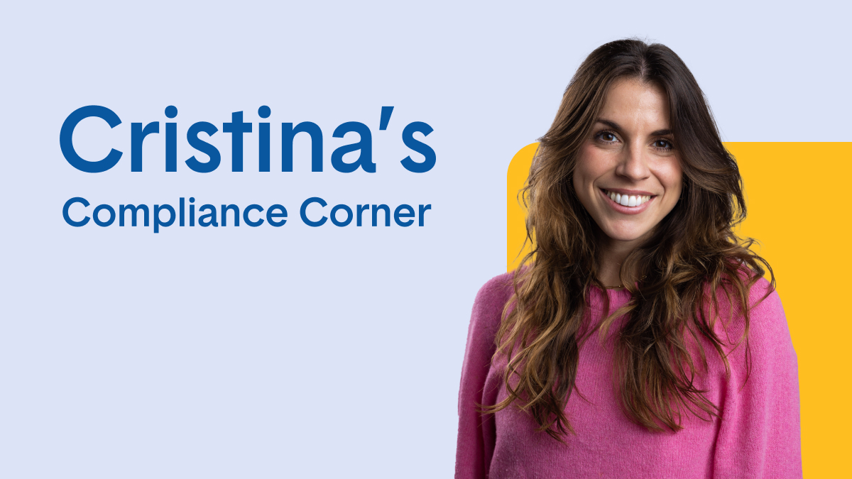 Cristina's Compliance Corner