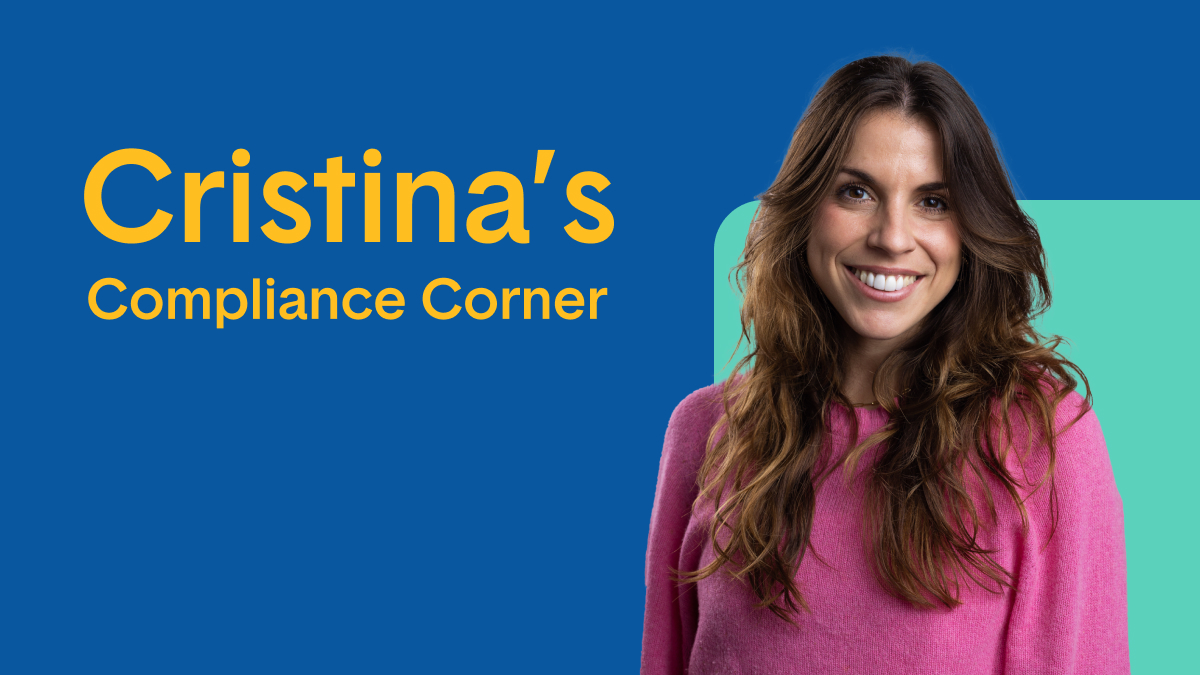 Cristina's Compliance Corner