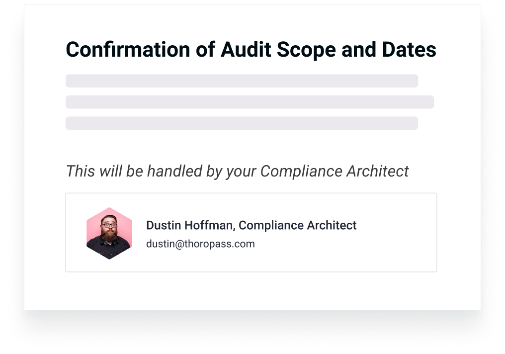 A security audit is kicked off confirming dates and assignees.