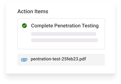 A completed penetration test is delivered in Thoropass