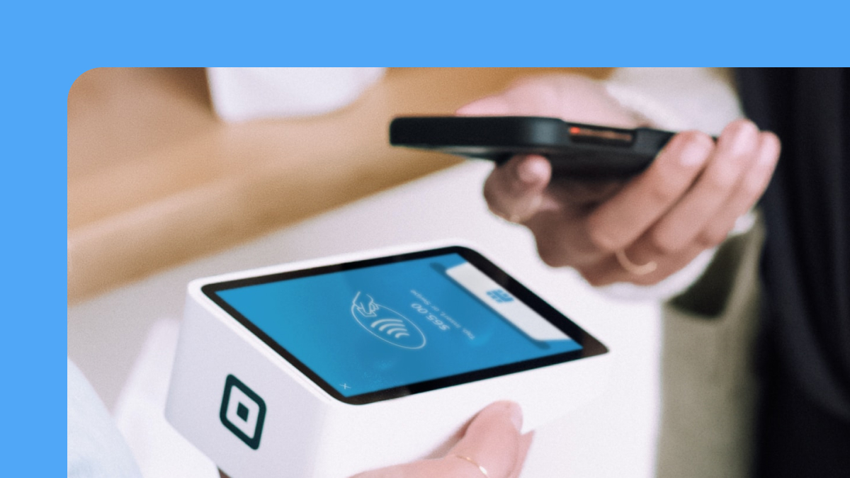 A credit card transaction occurs over Square via cell phone