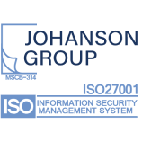ISO 27001 compliant by Johanson Group